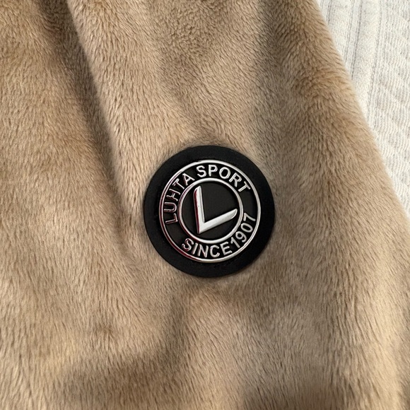 Tan Ribbed Zip-Up Jacket - Picture 4 of 7